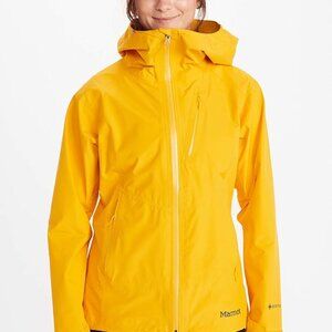 Marmot Women's Knife Edge Jacket in Solar Size large raincoat NWT